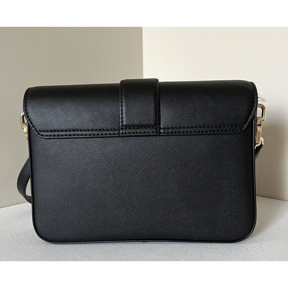 New Michael Kors Carmen Medium Convertible Shoulder Bag Black - Picture 6 of 8